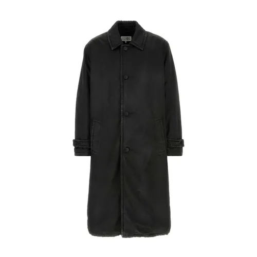 Coats > Single-Breasted Coats - - MM6 Maison Margiela - Modalova