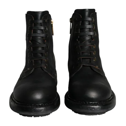 Shoes > Boots > Lace-up Boots - - Dolce & Gabbana - Modalova