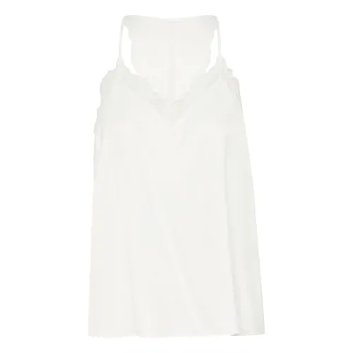 Tops > Sleeveless Tops - - Cream - Modalova