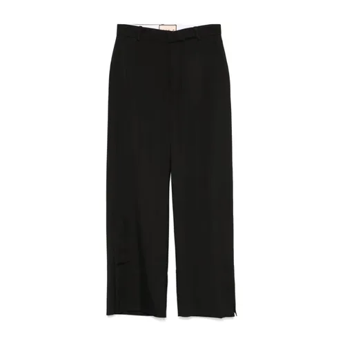 Trousers > Wide Trousers - - Plan C - Modalova
