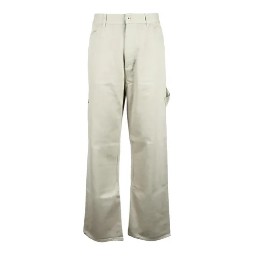 Trousers > Straight Trousers - - Moncler - Modalova