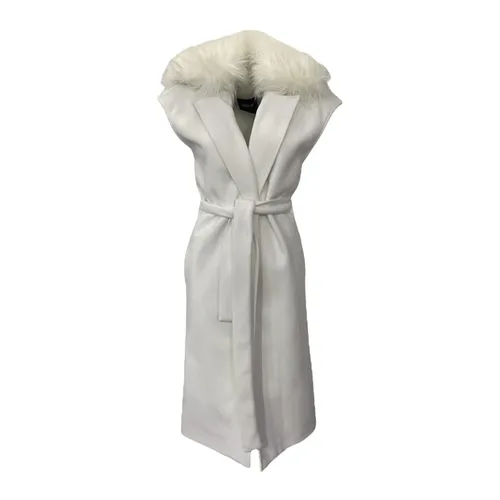 Coats > Belted Coats - - Giulia N Couture - Modalova