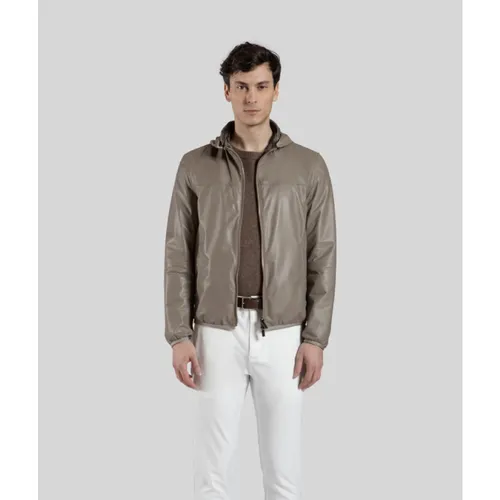 Jackets > Leather Jackets - - Gimo's - Modalova