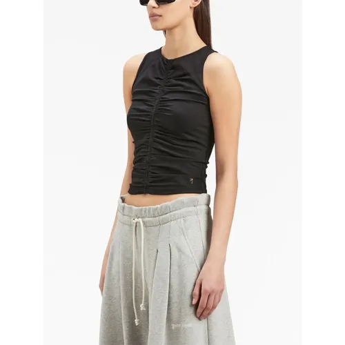Tops > Sleeveless Tops - - Palm Angels - Modalova