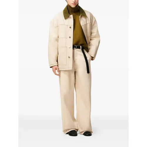 Jackets > Denim Jackets - - Ami Paris - Modalova