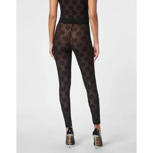 Trousers > Leggings - - Philipp Plein - Modalova