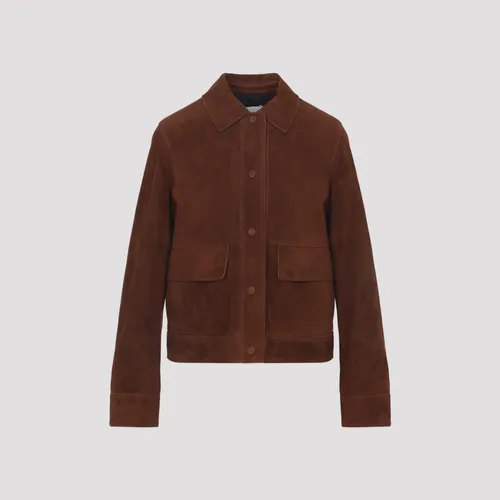 Jackets > Leather Jackets - - Yves Salomon - Modalova