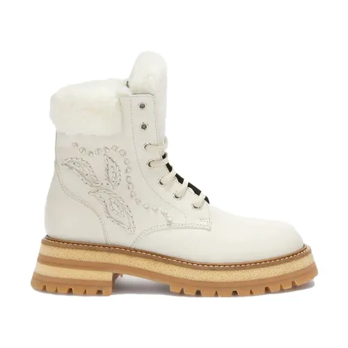Shoes > Boots > Lace-up Boots - - Ermanno Scervino - Modalova