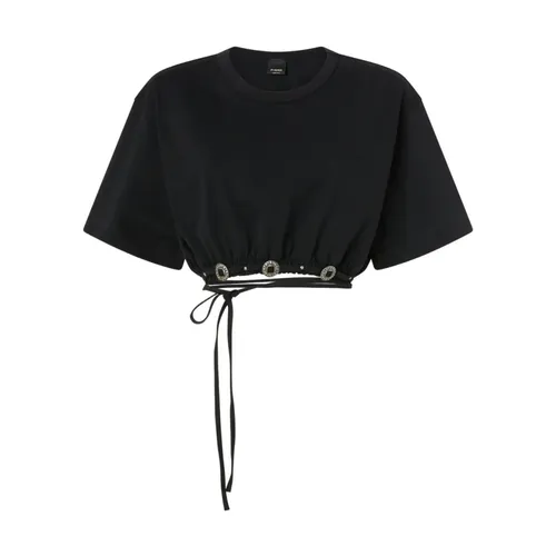 Pinko - Tops > T-Shirts - Black - Pinko - Modalova