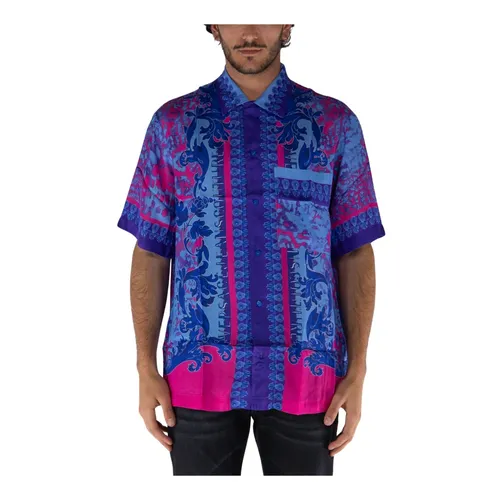 Shirts > Short Sleeve Shirts - - Versace Jeans Couture - Modalova