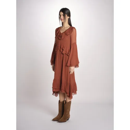 Dresses > Day Dresses > Midi Dresses - - Malina - Modalova