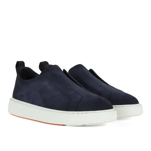 Santoni - Shoes > Sneakers - Blue - Santoni - Modalova