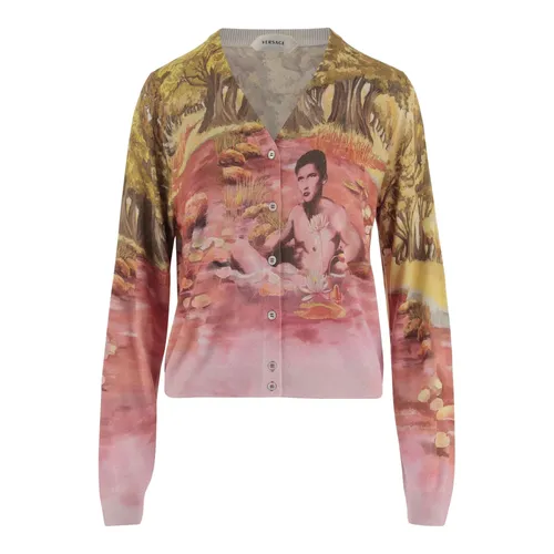 Knitwear > Cardigans - - Versace - Modalova