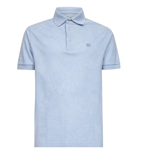 Etro - Tops > Polo Shirts - Blue - Etro - Modalova