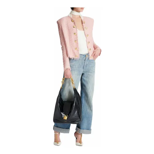 Jackets > Tweed Jackets - - Balmain - Modalova
