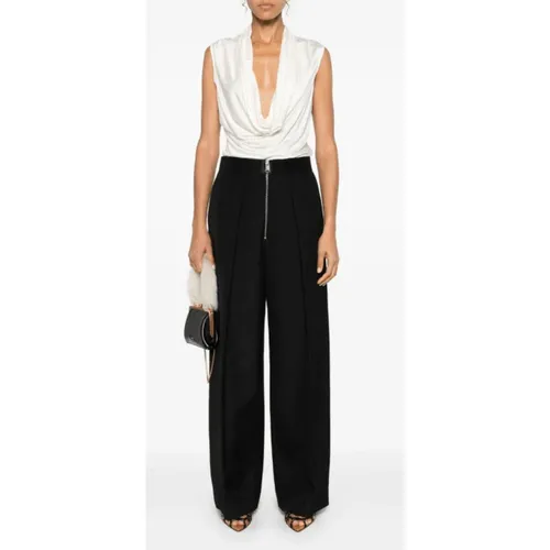 Trousers > Wide Trousers - - Khaite - Modalova