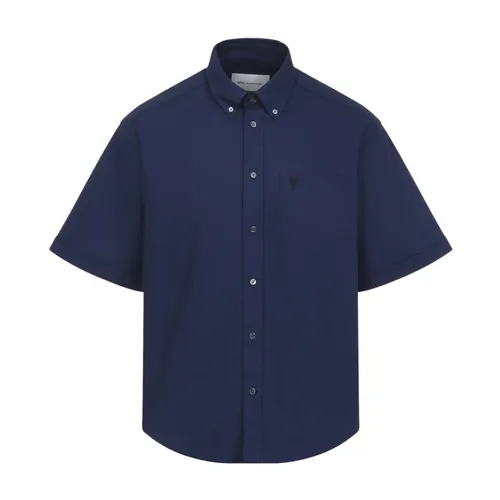 Shirts > Short Sleeve Shirts - - Ami Paris - Modalova