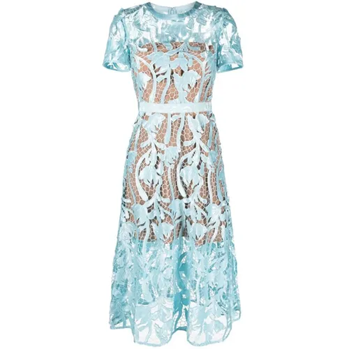 Dresses > Day Dresses > Midi Dresses - - Self Portrait - Modalova