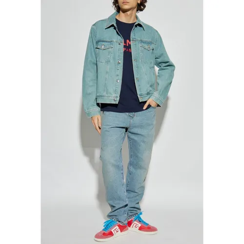 Jeans > Straight Jeans - - Balmain - Modalova