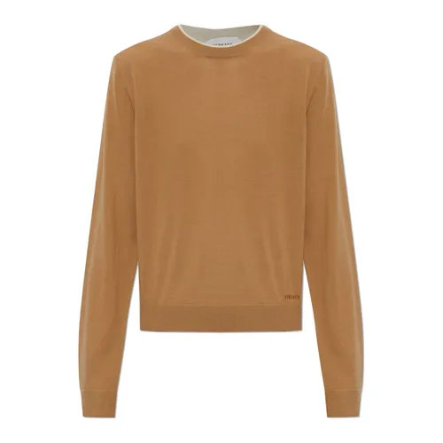 Knitwear > Round-neck Knitwear - - Versace - Modalova