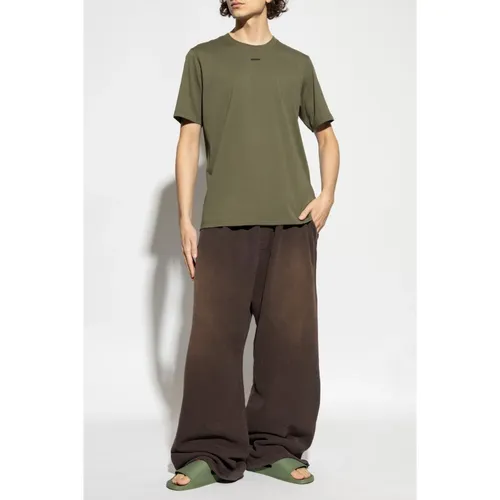 Diesel - Tops > T-Shirts - Green - Diesel - Modalova