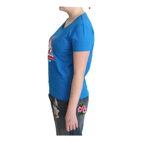 Moschino - Tops > T-Shirts - Blue - Moschino - Modalova