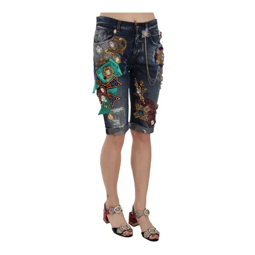 Shorts > Denim Shorts - - Dolce & Gabbana - Modalova
