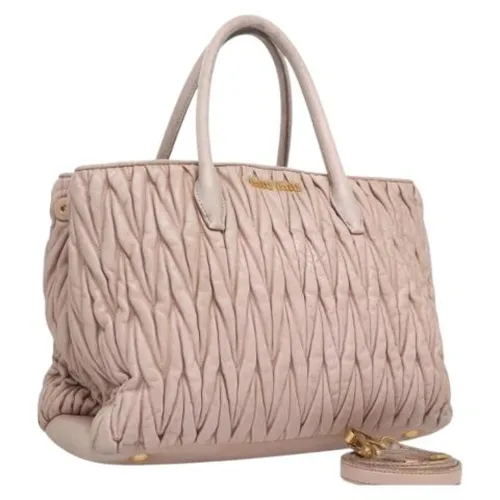 Pre-owned > Pre-owned Bags > Pre-owned Tote Bags - - Miu Miu Pre-owned - Modalova
