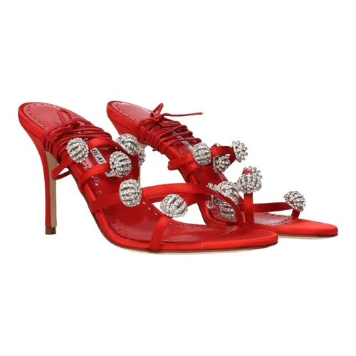 Shoes > Sandals > High Heel Sandals - - Manolo Blahnik - Modalova