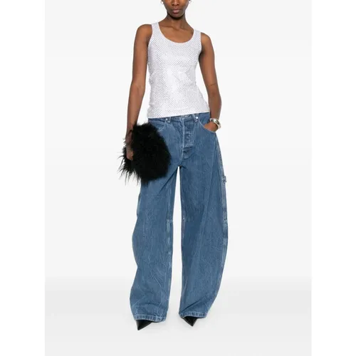 Tops > Sleeveless Tops - - Giuseppe Di Morabito - Modalova
