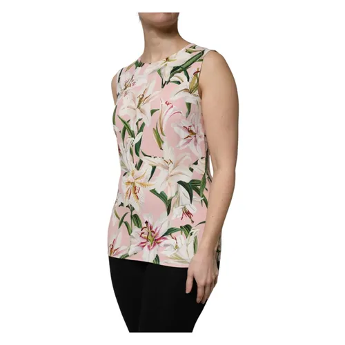 Tops > Sleeveless Tops - - Dolce & Gabbana - Modalova