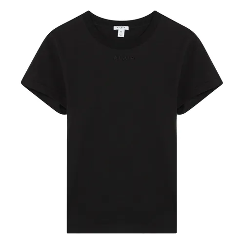 Alaïa - Tops > T-Shirts - Black - Alaïa - Modalova