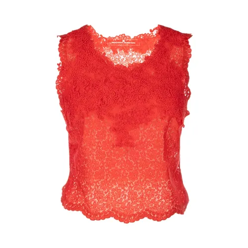 Tops > Sleeveless Tops - - Ermanno Scervino - Modalova