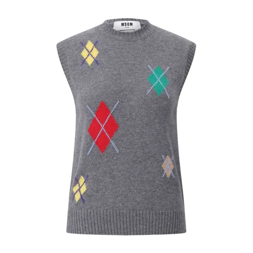 Knitwear > Round-neck Knitwear - - Msgm - Modalova