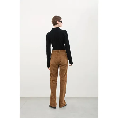 Trousers > Leather Trousers - - Halfboy - Modalova