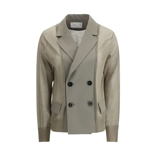 Suits > Formal Blazers - - Sacai - Modalova