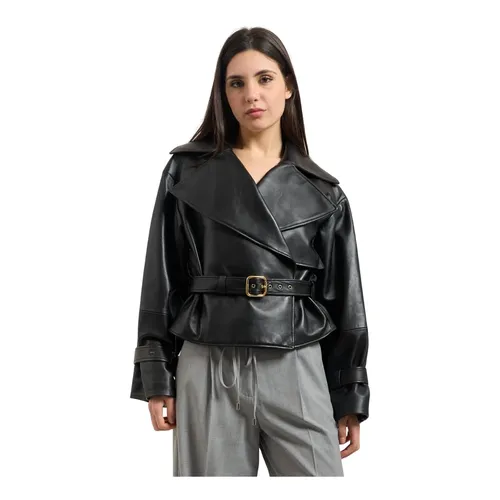Jackets > Leather Jackets - - Hugo - Modalova