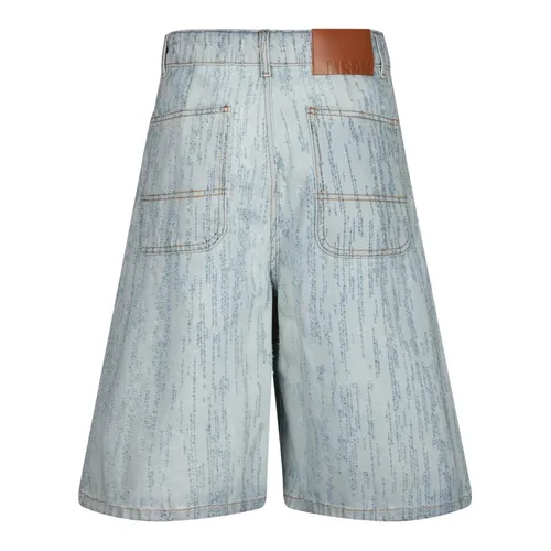 Shorts > Denim Shorts - - Msgm - Modalova