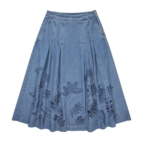 Skirts > Denim Skirts - - Munthe - Modalova