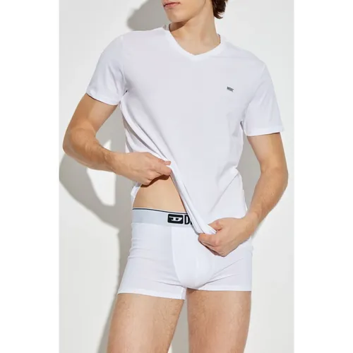 Diesel - Tops > T-Shirts - White - Diesel - Modalova