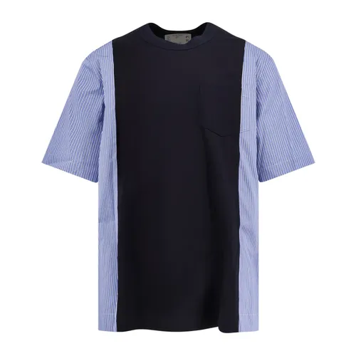 Sacai - Tops > T-Shirts - Blue - Sacai - Modalova