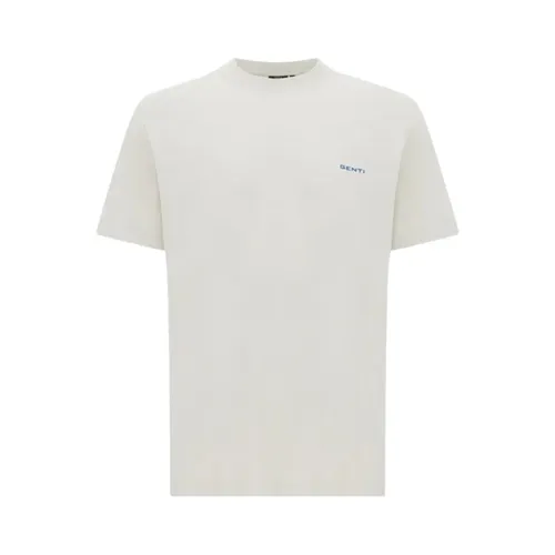 Genti - Tops > T-Shirts - White - Genti - Modalova