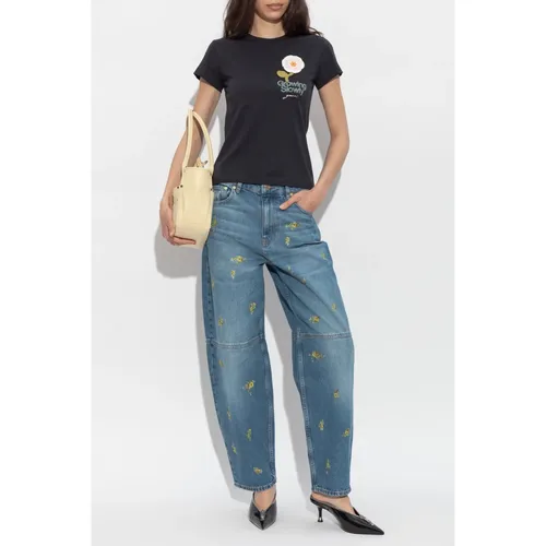 Jeans > Loose-fit Jeans - - Ganni - Modalova