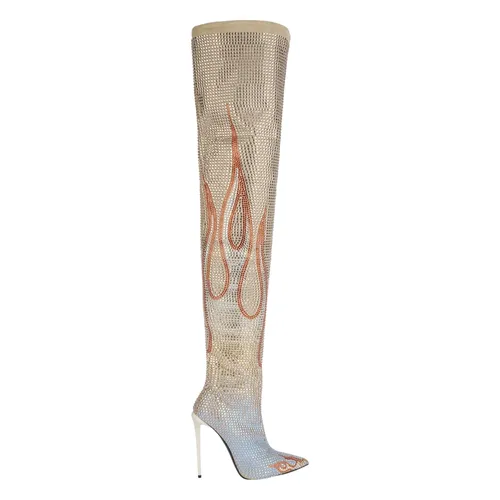 Shoes > Boots > Over-knee Boots - - Philipp Plein - Modalova