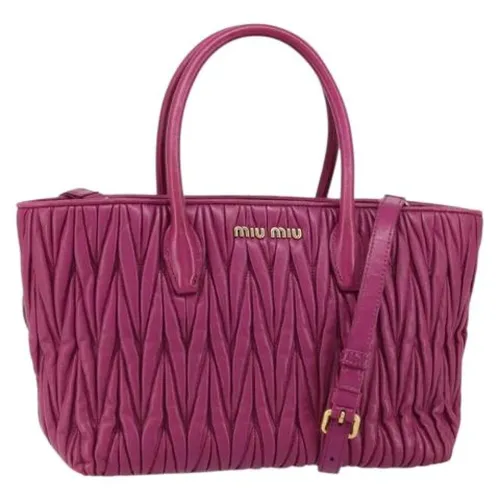 Pre-owned > Pre-owned Bags > Pre-owned Handbags - - Miu Miu Pre-owned - Modalova