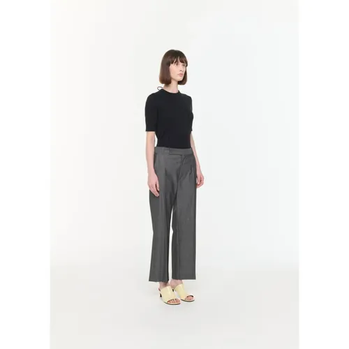 Trousers > Straight Trousers - - Plan C - Modalova