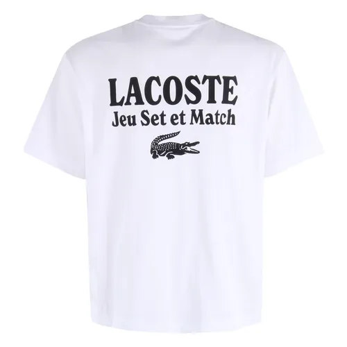 Lacoste - Tops > T-Shirts - White - Lacoste - Modalova