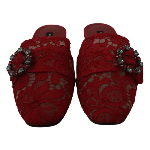 Shoes > Flats > Mules - - Dolce & Gabbana - Modalova
