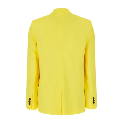 Msgm - Jackets > Blazers - Yellow - Msgm - Modalova