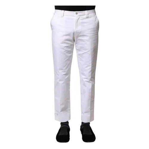Trousers > Cropped Trousers - - Dolce & Gabbana - Modalova